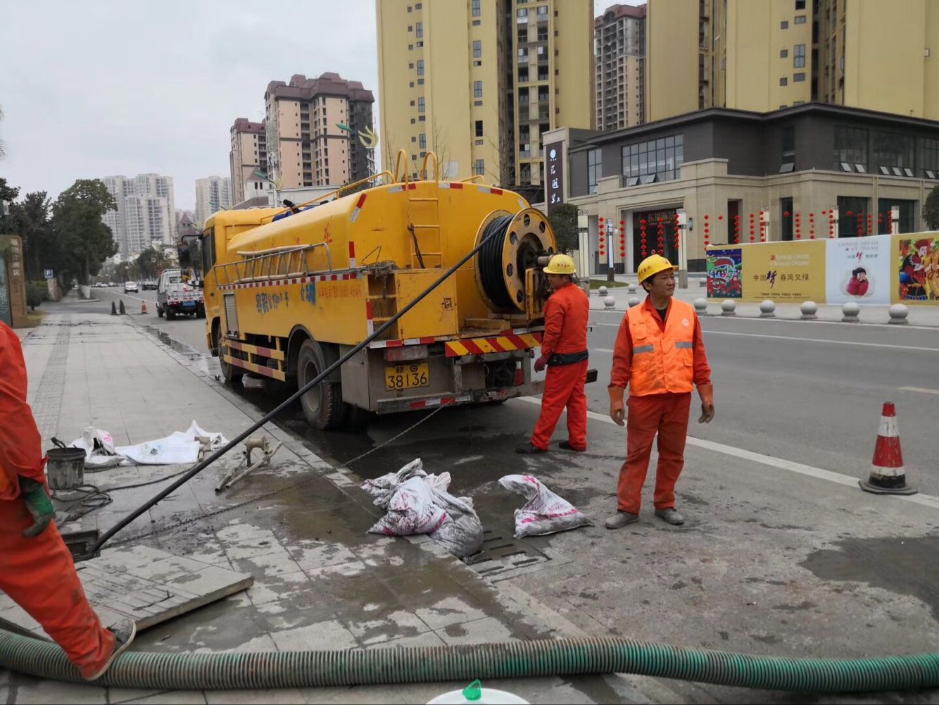 涉县排污管道清淤-管道清洗